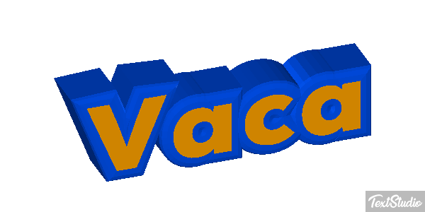 Vaca Texteffekt