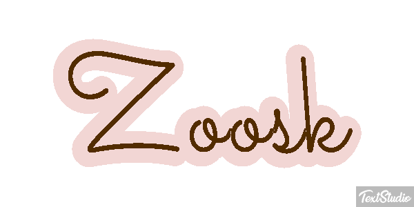 Zoosk Text effect