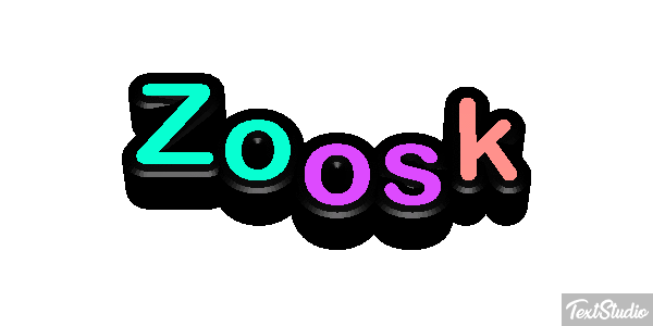 Zoosk Text effect