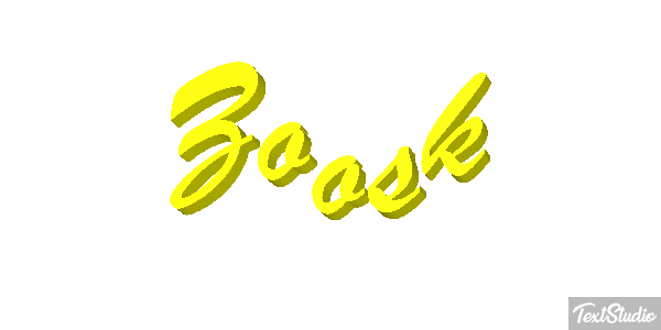 Zoosk Text effect