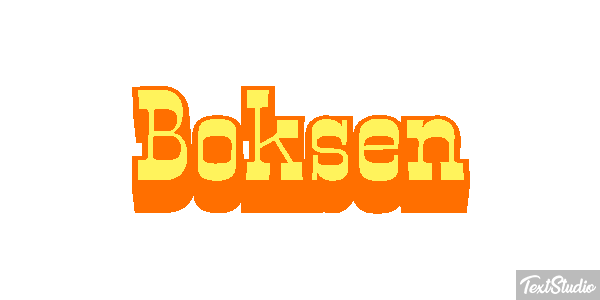Boksen テキスト効果