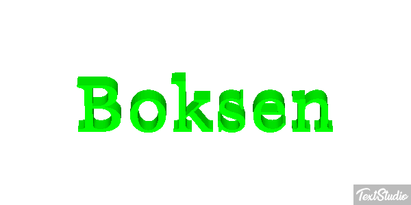 Boksen テキスト効果