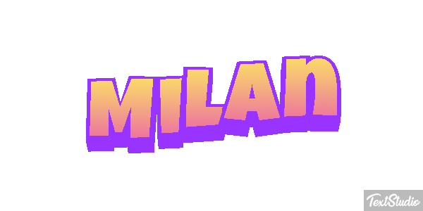 Milan Effetto testo