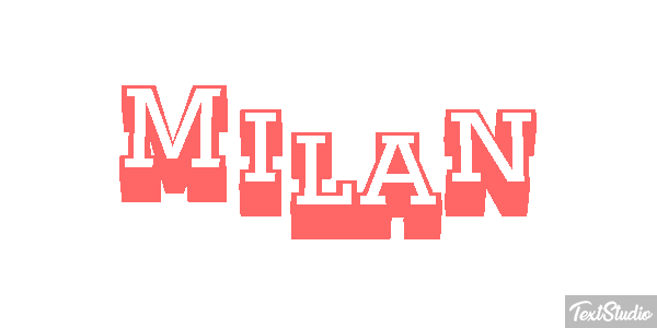 Milan Effetto testo