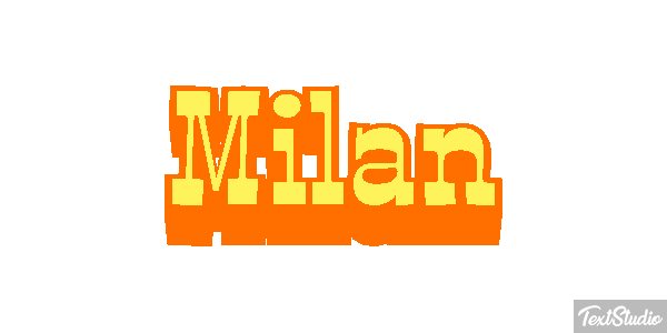 Milan Effetto testo