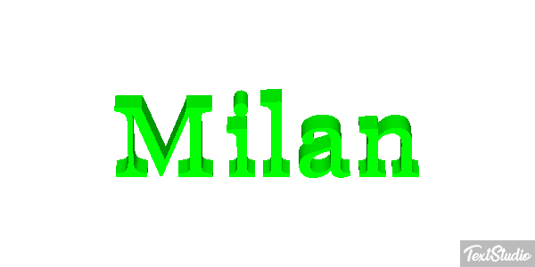 Milan Effetto testo