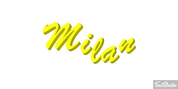 Milan Effetto testo