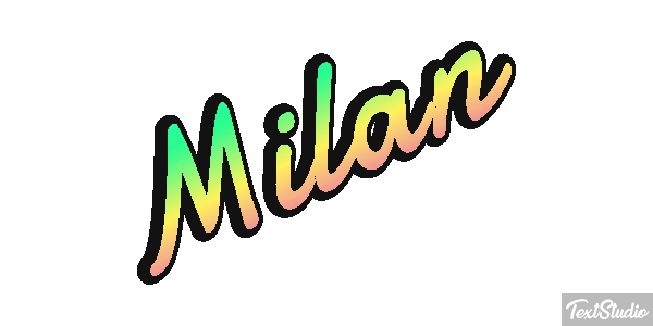 Milan Effetto testo