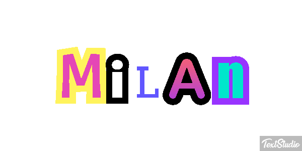 Milan Effetto testo