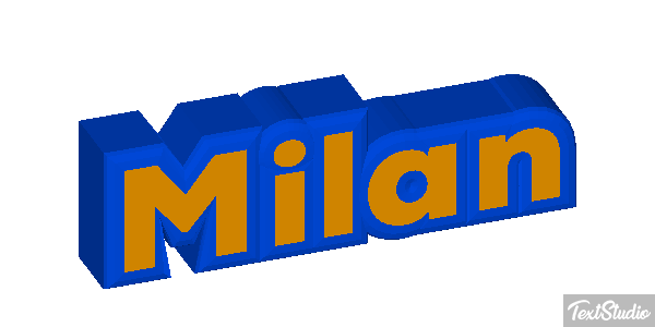 Milan Effetto testo