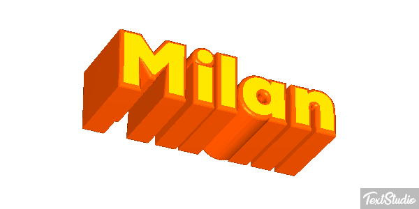 Milan Effetto testo