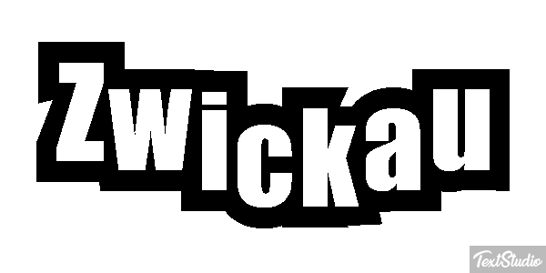 Zwickau Efeito do texto