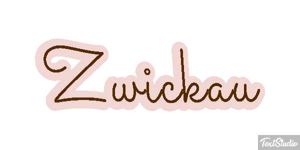 Zwickau Efeito do texto