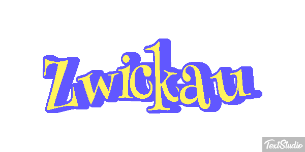 Zwickau Efeito do texto