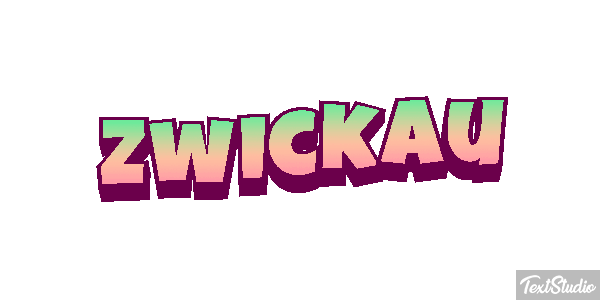 Zwickau Efeito do texto