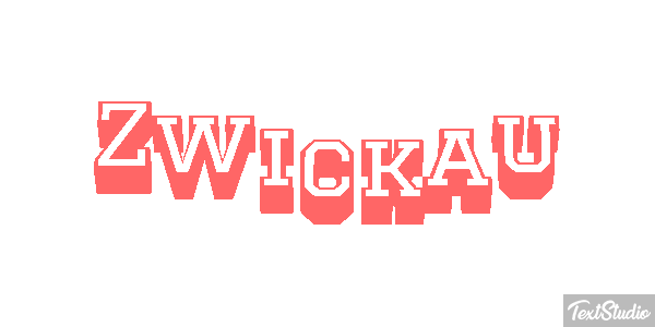 Zwickau Efeito do texto