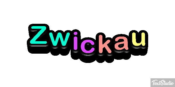 Zwickau Efeito do texto