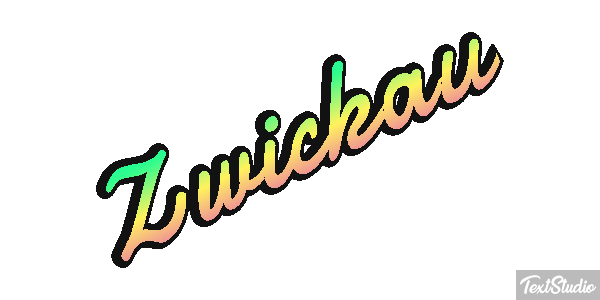 Zwickau Efeito do texto