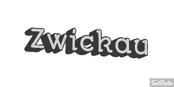 Zwickau Efeito do texto