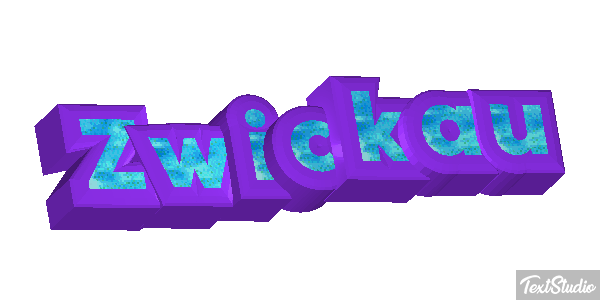 Zwickau Efeito do texto