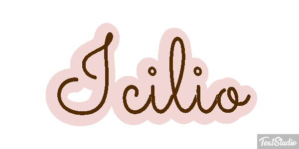 Icilio Text effect