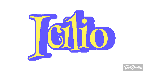Icilio Text effect