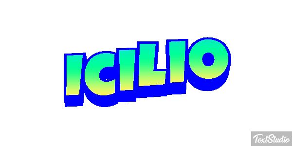 Icilio Text effect