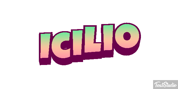 Icilio Text effect