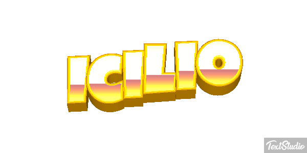 Icilio Text effect