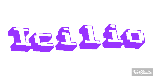 Icilio Text effect