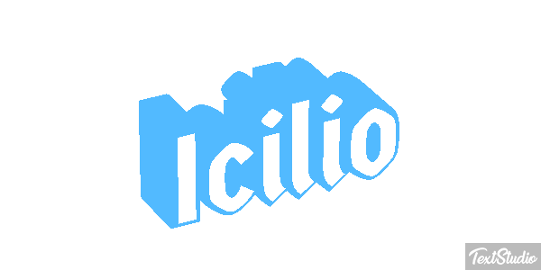 Icilio Text effect