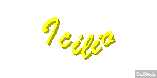 Icilio Text effect