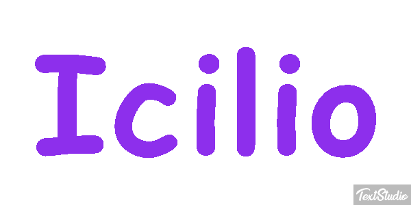 Icilio Text effect