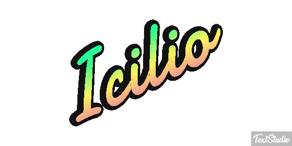 Icilio Text effect