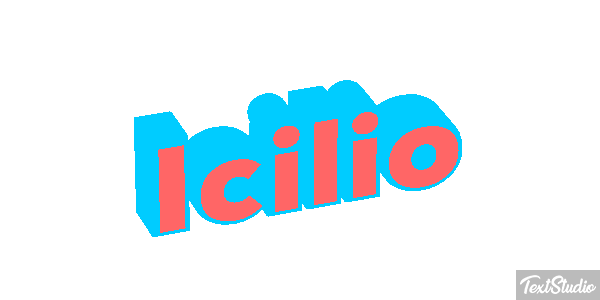 Icilio Text effect