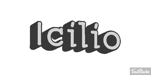 Icilio Text effect
