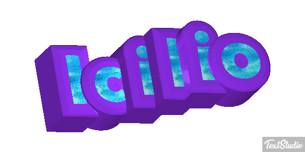 Icilio Text effect