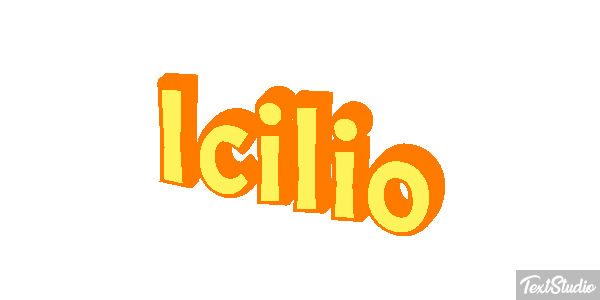Icilio Text effect