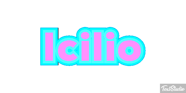 Icilio Text effect