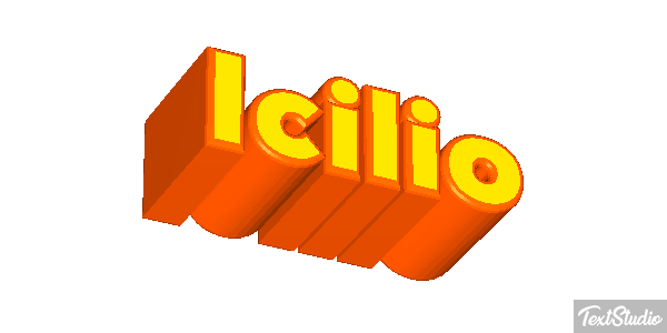 Icilio Text effect