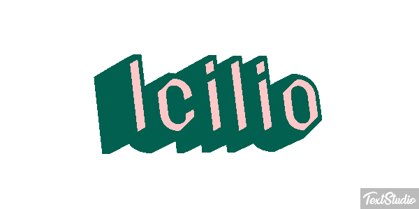 Icilio Text effect