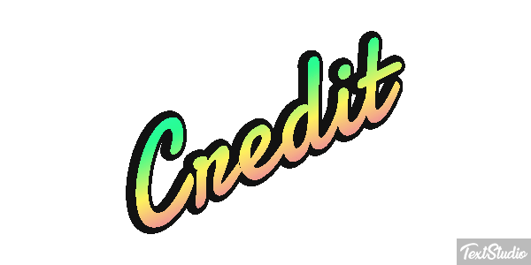 Credit Effetto testo