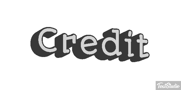 Credit Effetto testo