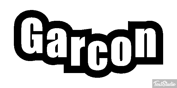 Garçon Effet de texte