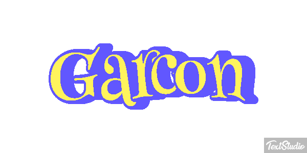 Garçon Effet de texte