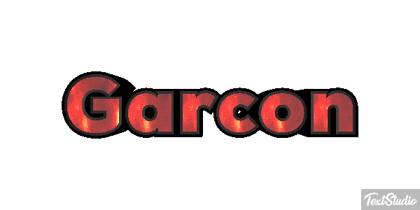 Garçon Effet de texte