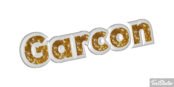 Garçon Effet de texte
