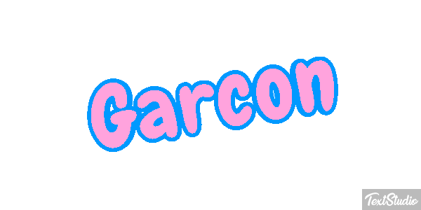Garçon Effet de texte