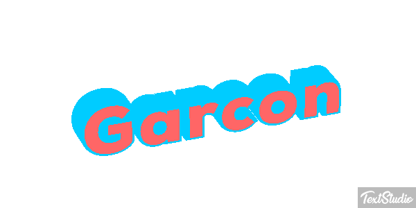 Garçon Effet de texte