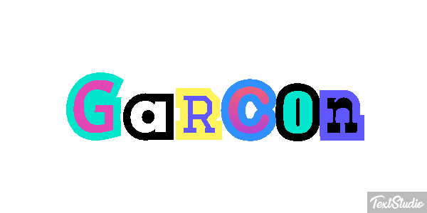 Garçon Effet de texte